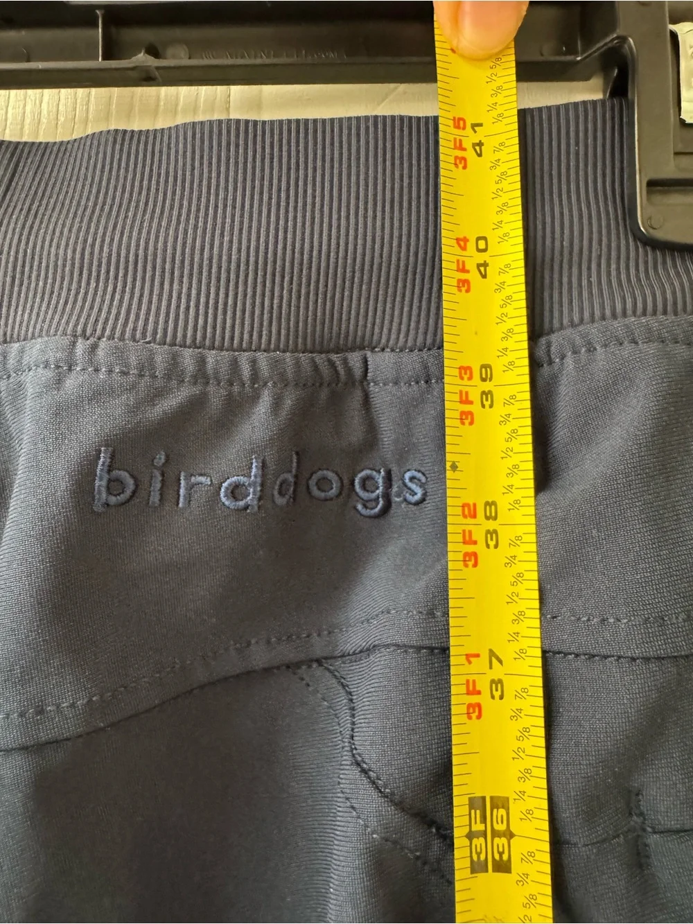 Birddogs Navy Drawstring Joggers with Lime Waistband Accent